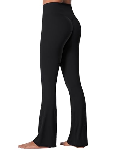 Amazon.com: Sunzel Sunzfly Invisible Butt Scrunch Flare Leggings